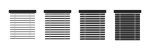 Set of isolated icons window blinds. Jalousie set, Interior design, vector illustration.